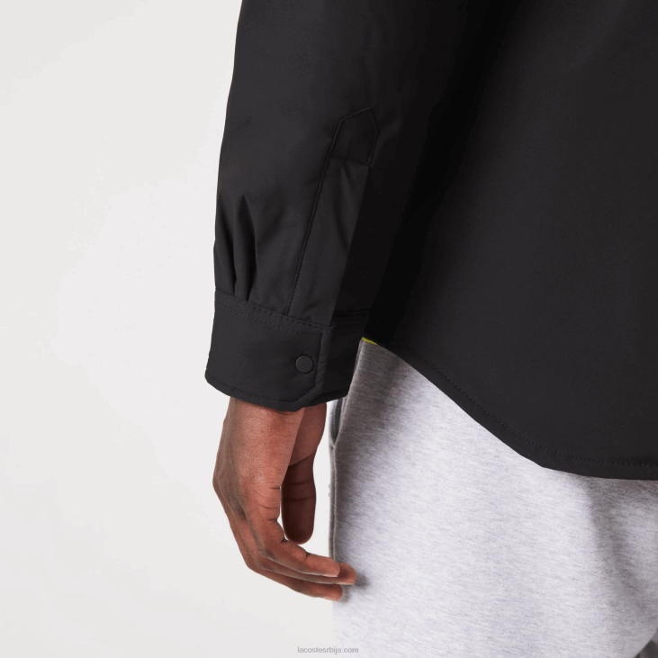 мушкарци водоотпорна мајица 86881569 црна 031 Lacoste
