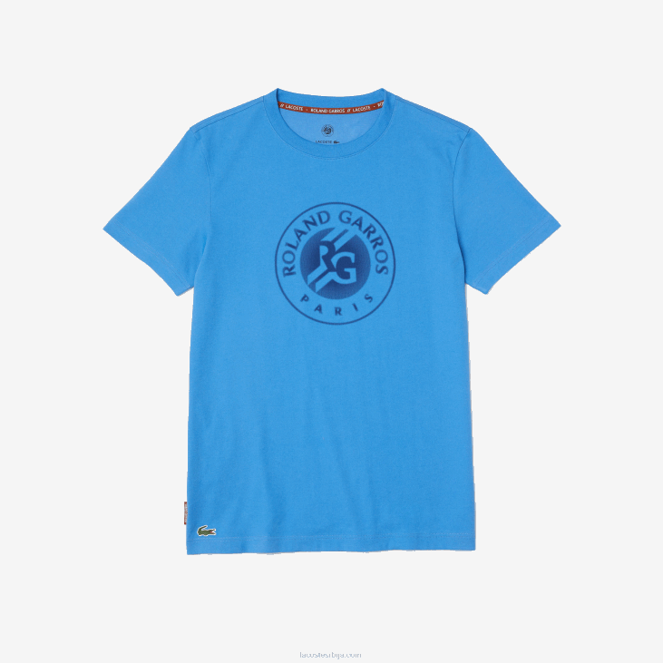 мушкарци спортска мајица од органског памука Ролан Гарос 86881601 тамноплава ид2 Lacoste