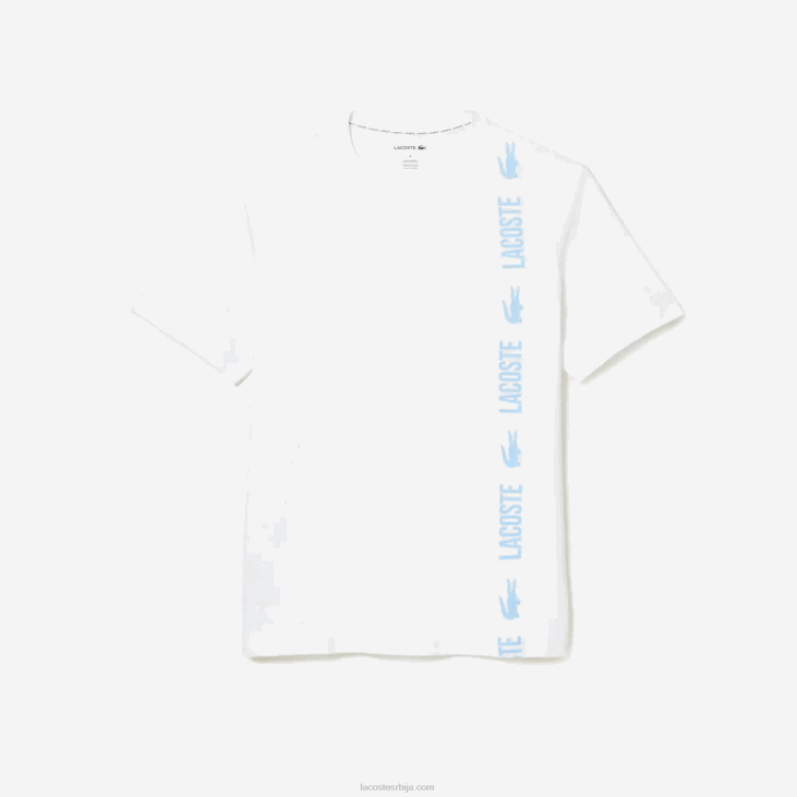 мушкарци крокодил мајица опуштеног кроја 86881627 бела 001 Lacoste