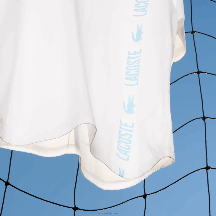 мушкарци крокодил мајица опуштеног кроја 86881627 бела 001 Lacoste