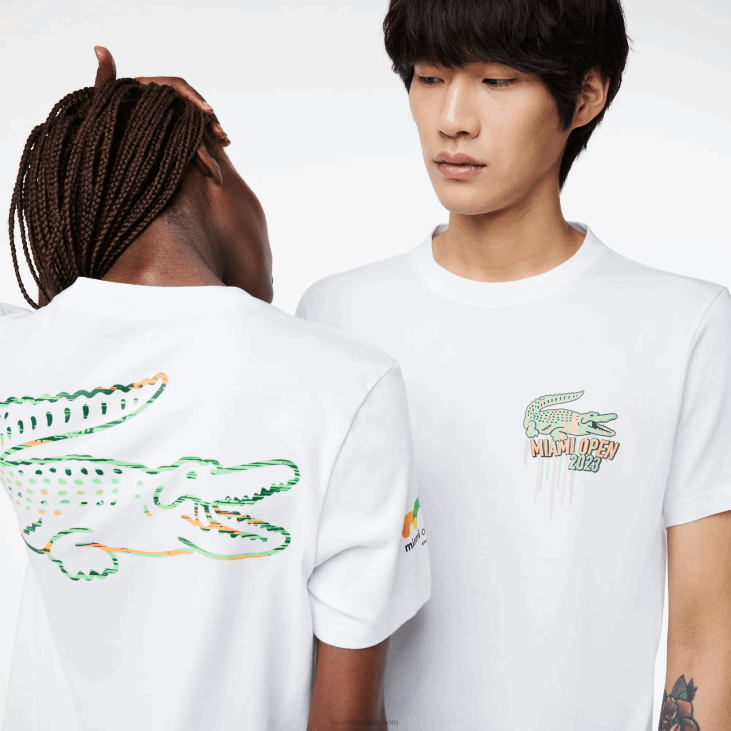 мушкарци спорт мајами отвореног издања 8688215 бела 001 Lacoste