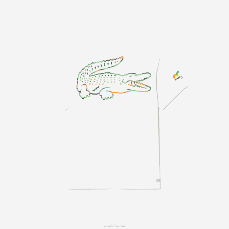 мушкарци спорт мајами отвореног издања 8688215 бела 001 Lacoste