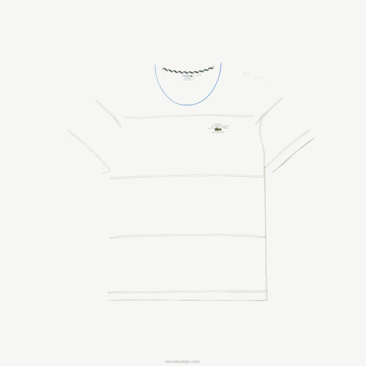 мушкарци мајица опуштеног кроја - плус сизе - висока 8688246 бела 70в Lacoste