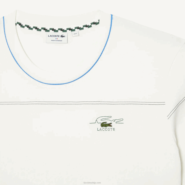 мушкарци мајица опуштеног кроја - плус сизе - висока 8688246 бела 70в Lacoste