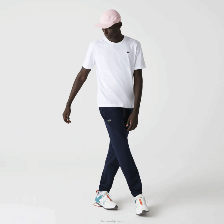 мушкарци спортска прозрачна мајица 868851 бела 001 Lacoste