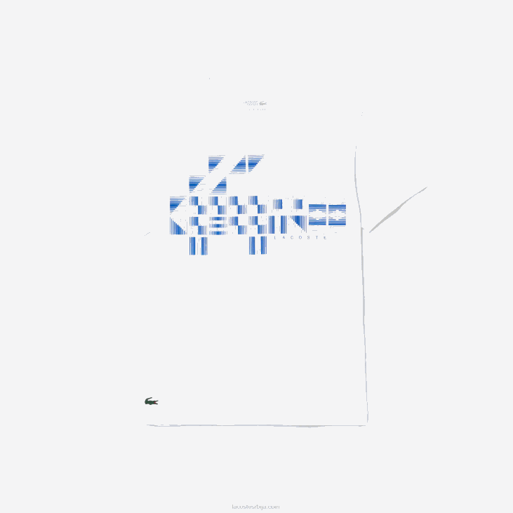 мушкарци спорт к новак ђоковић мајица са принтом 8688603 бела 001 Lacoste