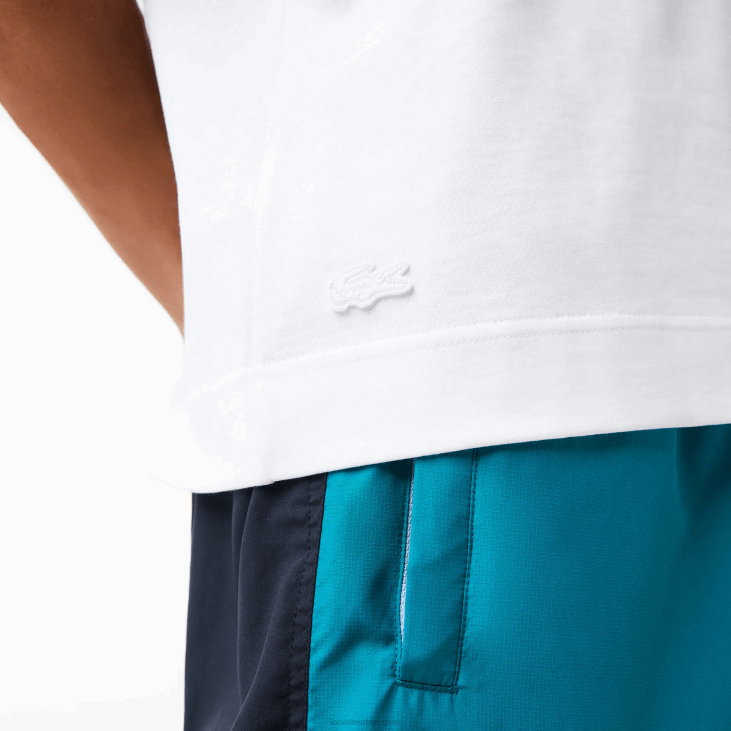 мушкарци велика крокодил мајица опуштеног кроја 8688608 бела 001 Lacoste