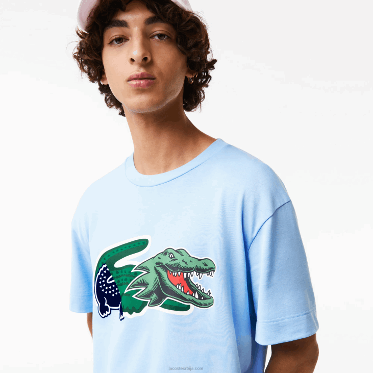 мушкарци велика крокодил мајица опуштеног кроја 8688609 блуе хбп Lacoste