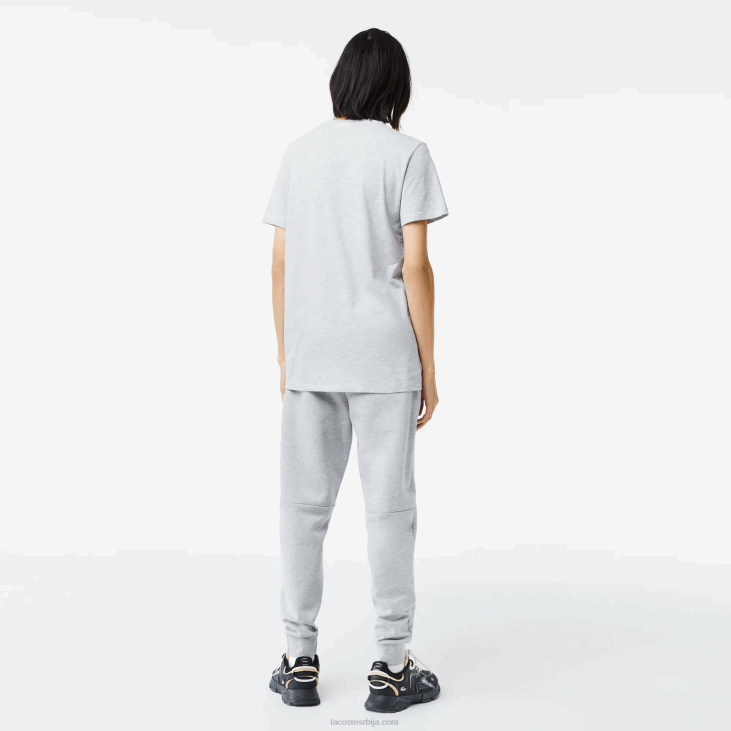 мушкарци Пима мајица од памучног дреса с в-изрезом 8688614 сиви кине цца Lacoste