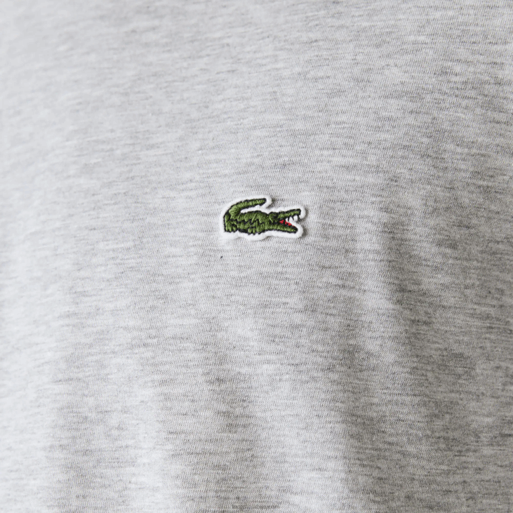 мушкарци мајица од пима памучног дреса са округлим изрезом 8688619 сиви кине цца Lacoste