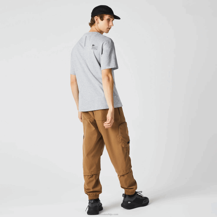 мушкарци мајица опуштеног кроја 8688660 сиви кине цца Lacoste