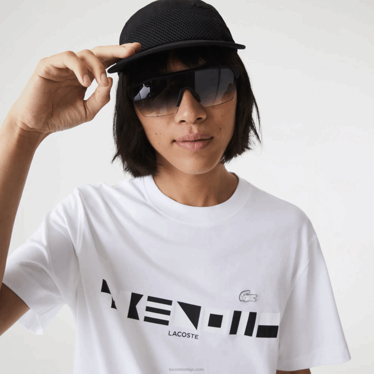 мушкарци мајица опуштеног кроја 8688661 бела 001 Lacoste