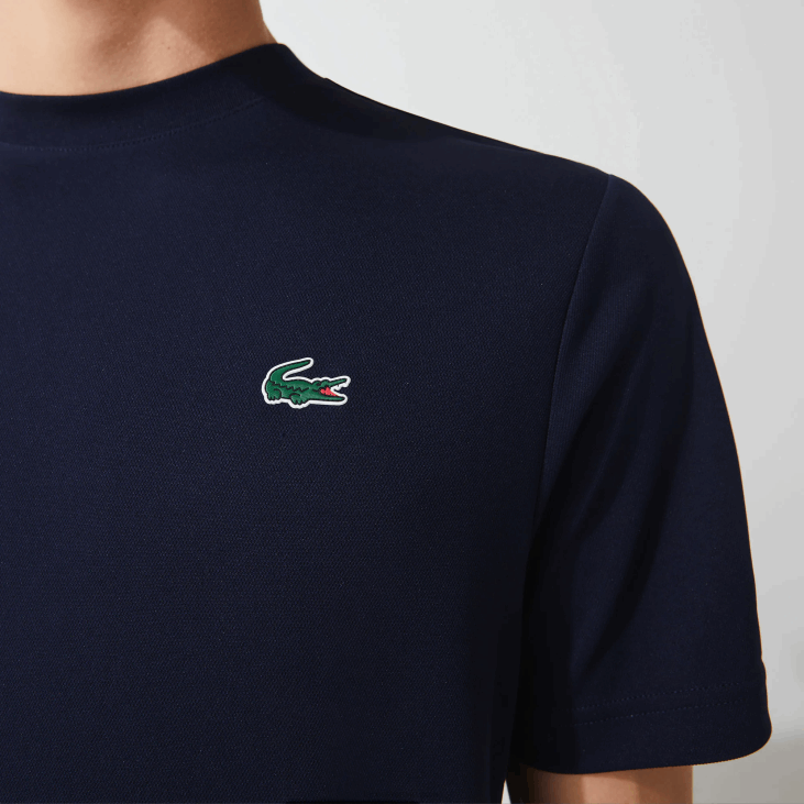 мушкарци спортска прозрачна пике мајица 8688670 тамноплава 166 Lacoste