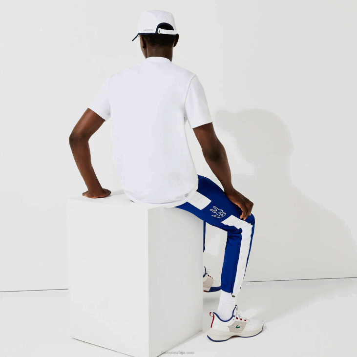 мушкарци спортска прозрачна пике мајица 8688671 бела 001 Lacoste