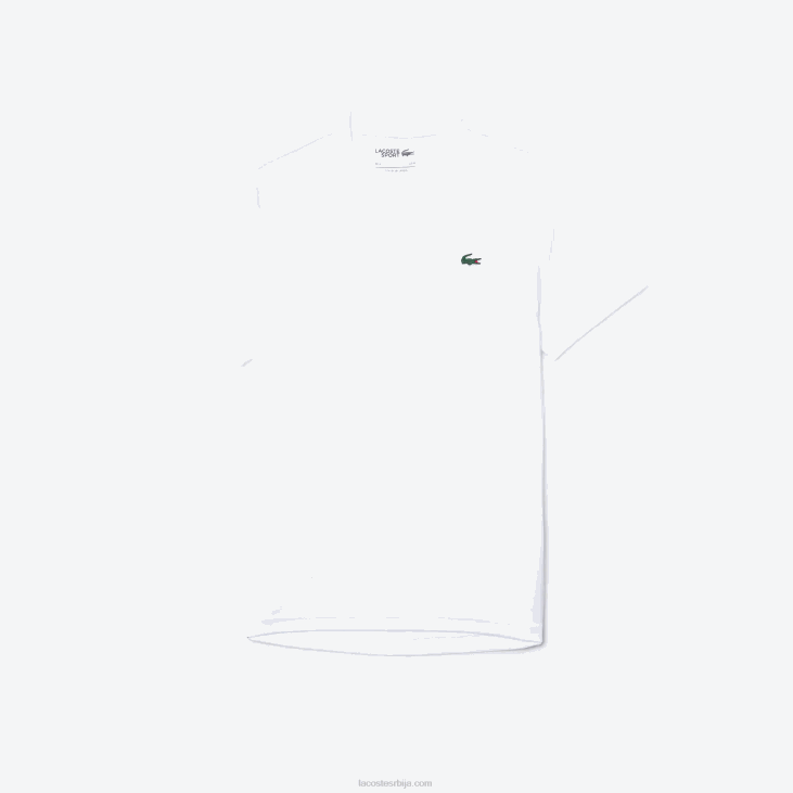 мушкарци спортска прозрачна пике мајица 8688671 бела 001 Lacoste