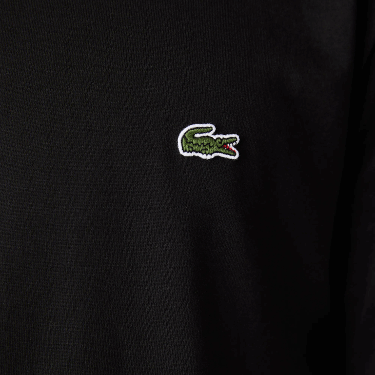 мушкарци мајица од пима памучног дреса са округлим изрезом 8688690 црна 031 Lacoste