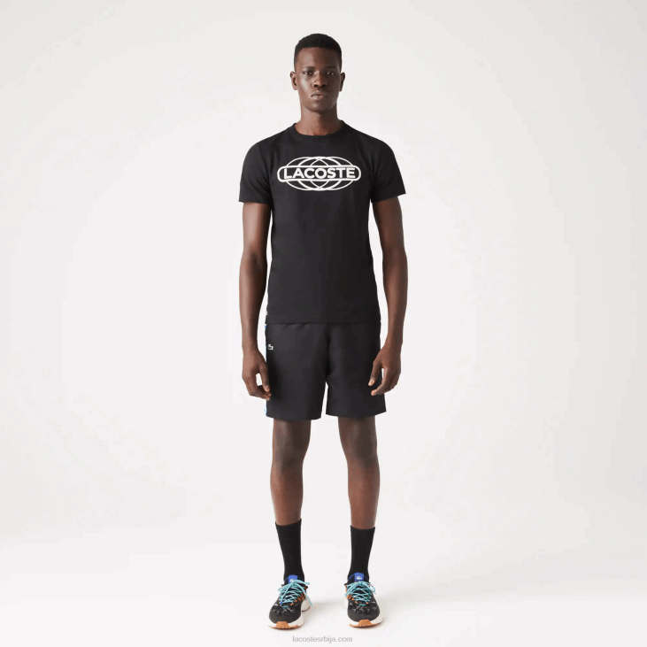 мушкарци мајица спортског органског дреса 8688694 црна 031 Lacoste