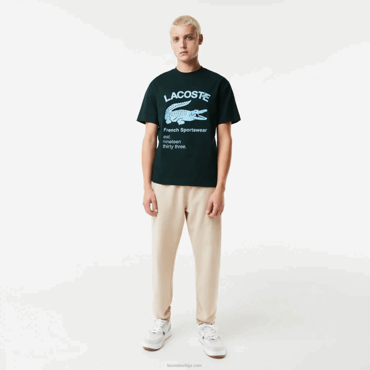 мушкарци опуштена крокодил мајица 8688699 зелено изп Lacoste