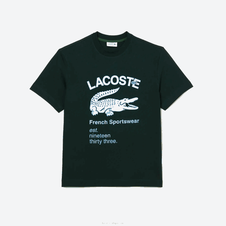 мушкарци опуштена крокодил мајица 8688699 зелено изп Lacoste