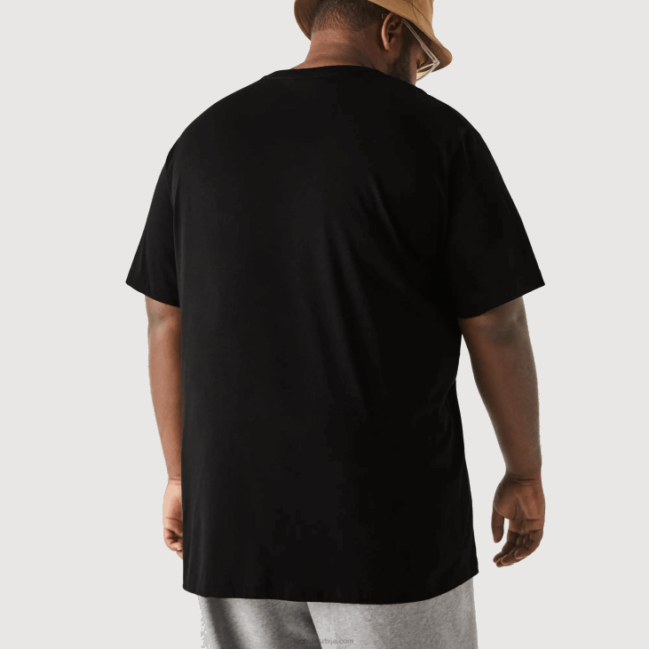 мушкарци мајица са в-изрезом 8688714 црна 031 Lacoste