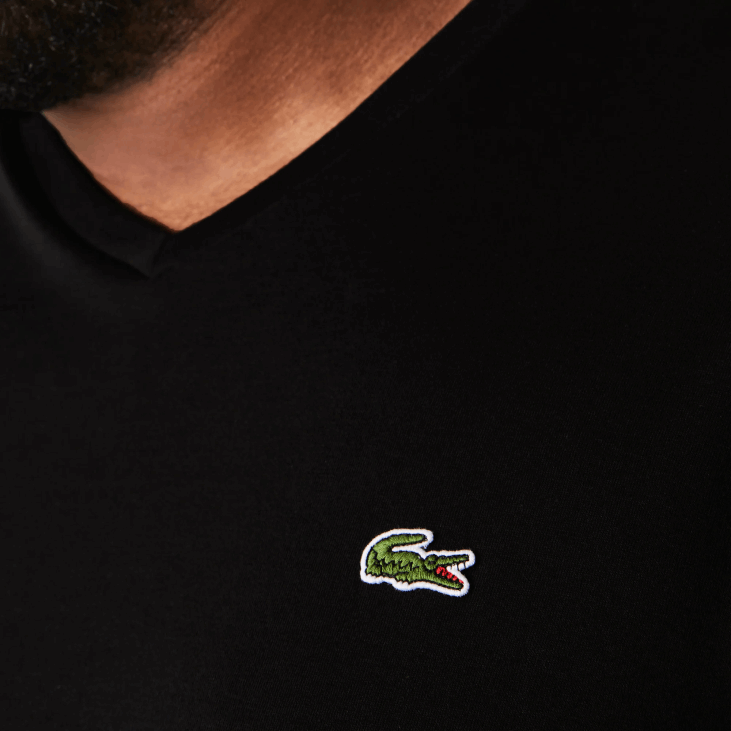 мушкарци мајица са в-изрезом 8688714 црна 031 Lacoste