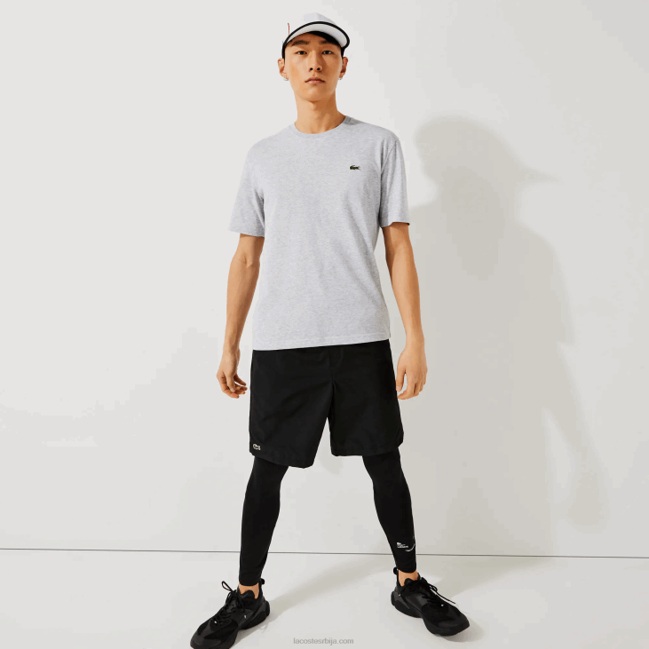 мушкарци спортска прозрачна мајица 8688718 сиви кине цца Lacoste