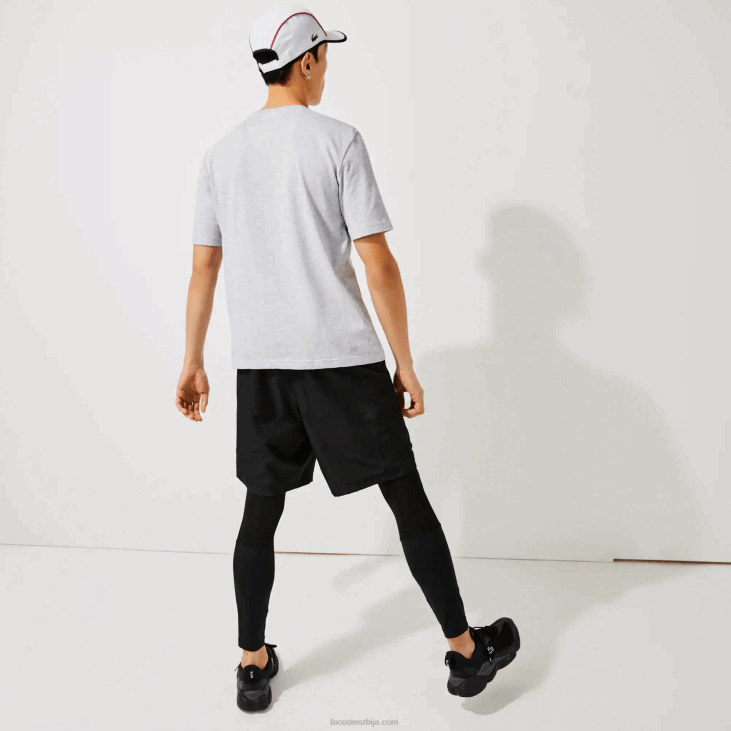 мушкарци спортска прозрачна мајица 8688718 сиви кине цца Lacoste