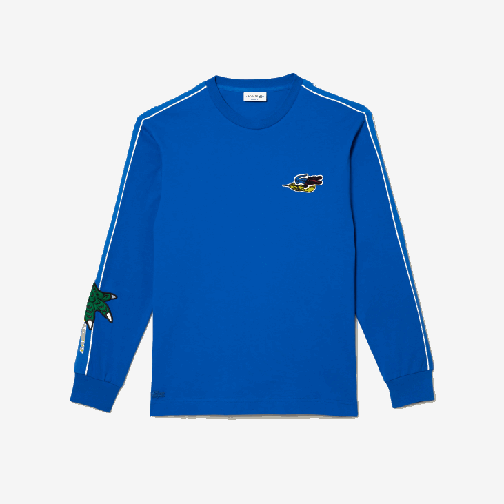 мушкарци брендирани бенд мајица 8688722 плава к1к Lacoste