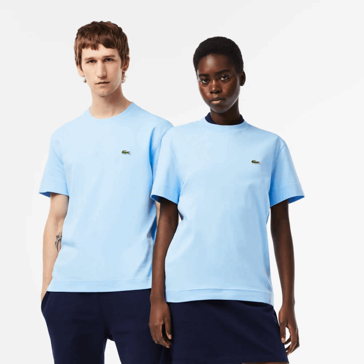 мушкарци мајица од органског памука са округлим изрезом 8688735 блуе хбп Lacoste