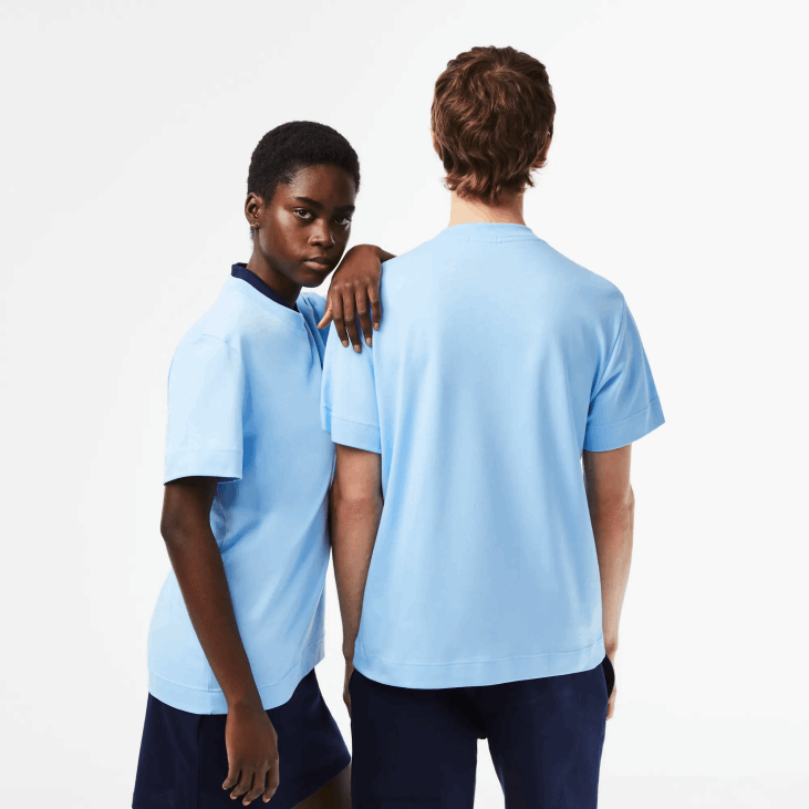 мушкарци мајица од органског памука са округлим изрезом 8688735 блуе хбп Lacoste