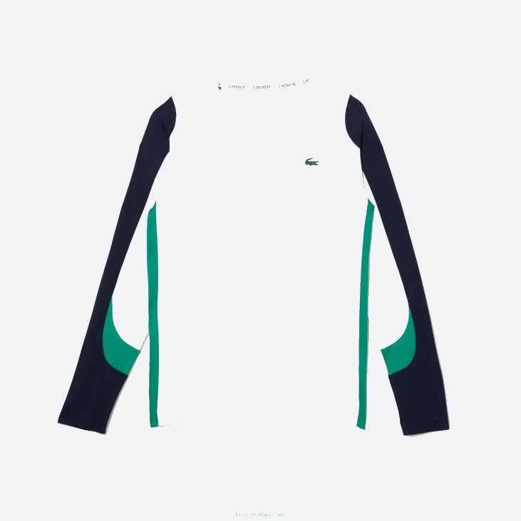 мушкарци спортска тениска мајица 8688755 бела зелена тамноплава их9 Lacoste