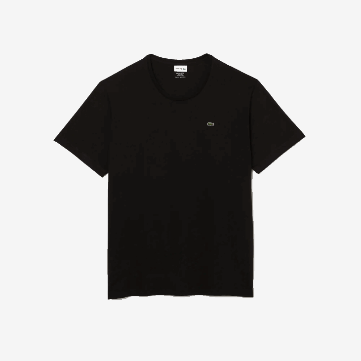 мушкарци Мајица од памучног дреса са великим изрезом кл 8688759 црна 031 Lacoste