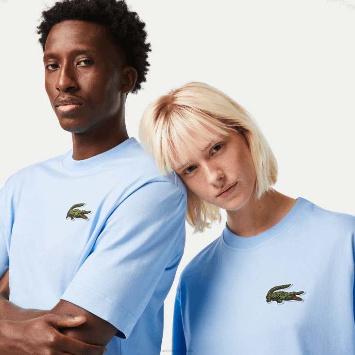 мушкарци широка мајица од органског памука од крокодила 868876 блуе хбп Lacoste