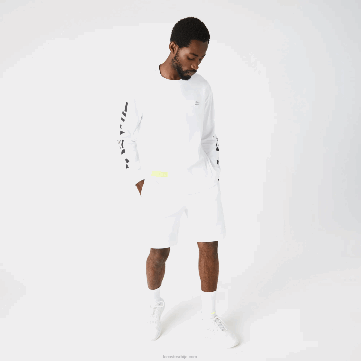 мушкарци мајица слободног кроја 8688796 бела 001 Lacoste