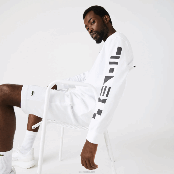 мушкарци мајица слободног кроја 8688796 бела 001 Lacoste