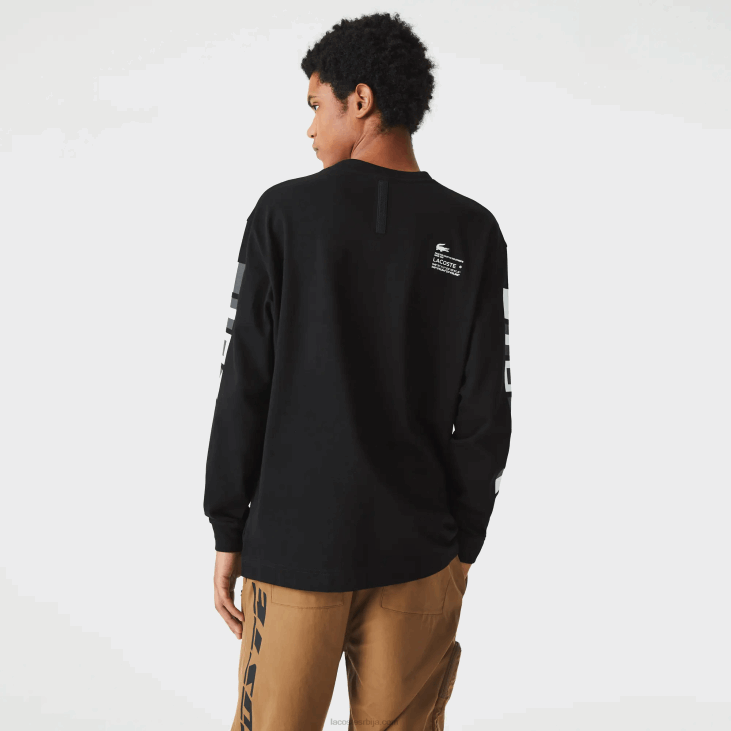 мушкарци мајица слободног кроја 8688797 црна 031 Lacoste