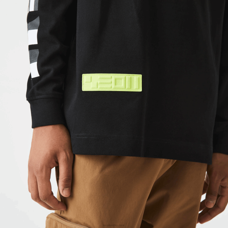 мушкарци мајица слободног кроја 8688797 црна 031 Lacoste