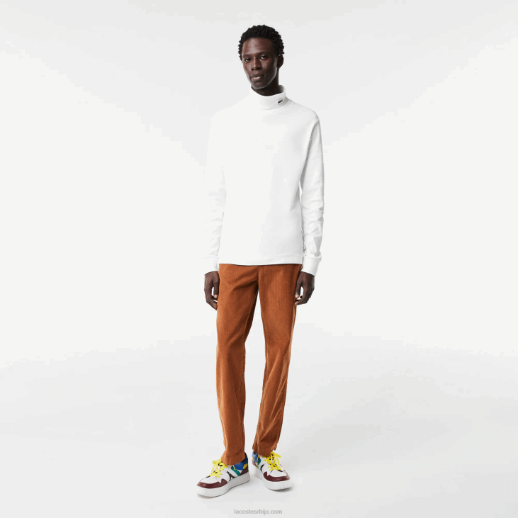 мушкарци мајица од органског памука 8688803 бела 001 Lacoste