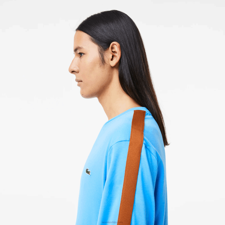 мушкарци мајица са контрастним тракама 8688817 плава 4ка Lacoste