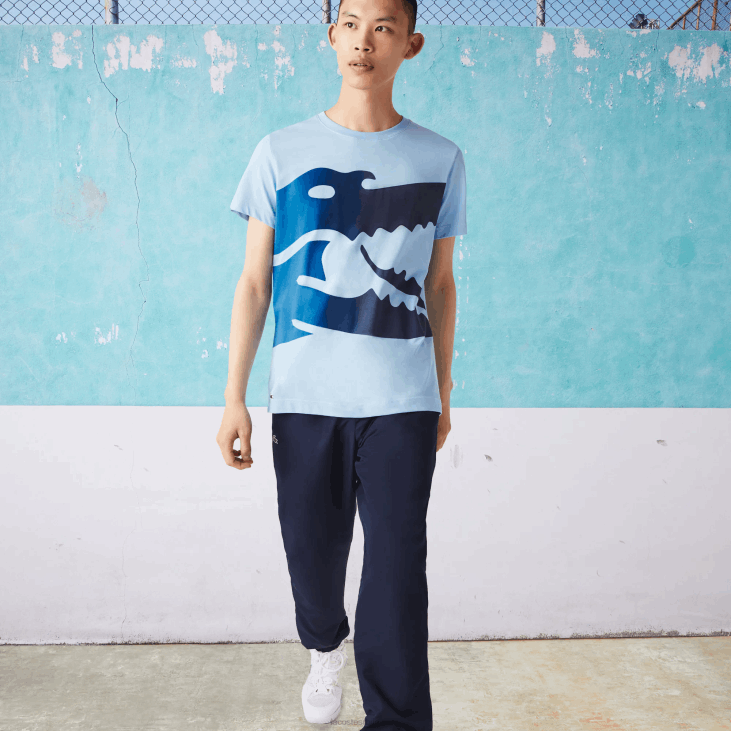 мушкарци спорт новак ђоковић кроко мајица од органског памука 8688872 блуе хбп Lacoste