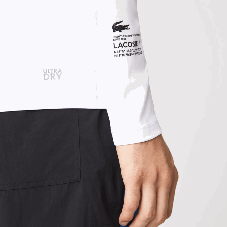 мушкарци спортска термо мајица 8688877 бела 001 Lacoste
