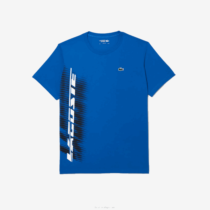мушкарци спортска мајица регуларног кроја са контрастним брендирањем 868893 блуе ккб Lacoste