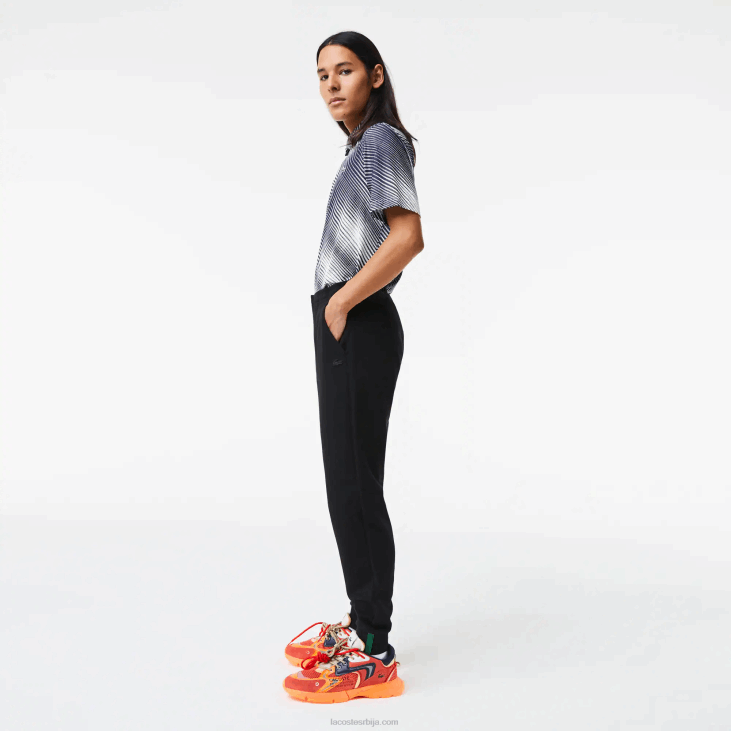 мушкарци уске панталоне од мешавине памука 86881004 црна 031 Lacoste