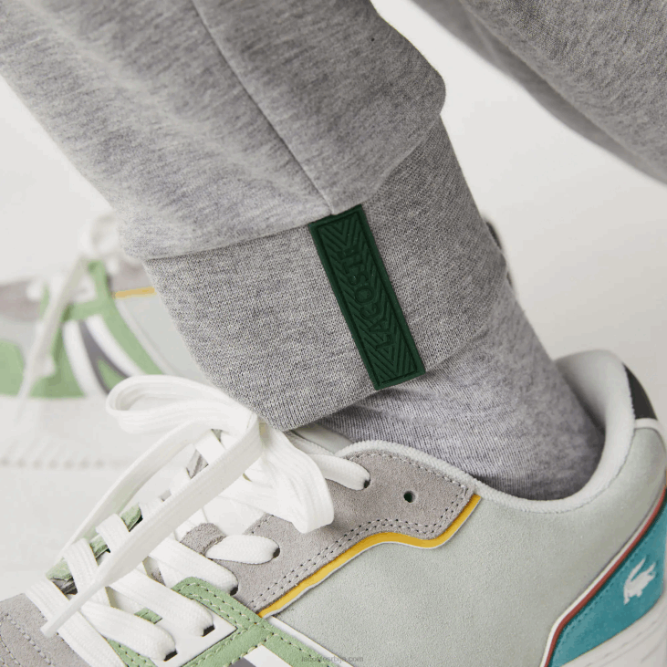 мушкарци уске панталоне од мешавине памука 86881005 сиви кине 4јв Lacoste