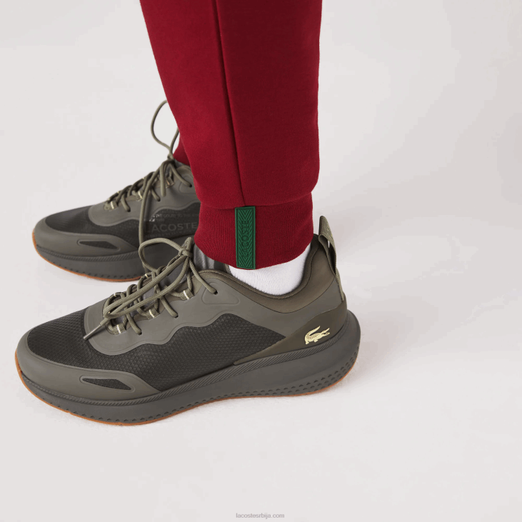 мушкарци уске панталоне од мешавине памука 86881007 бордо ипв Lacoste