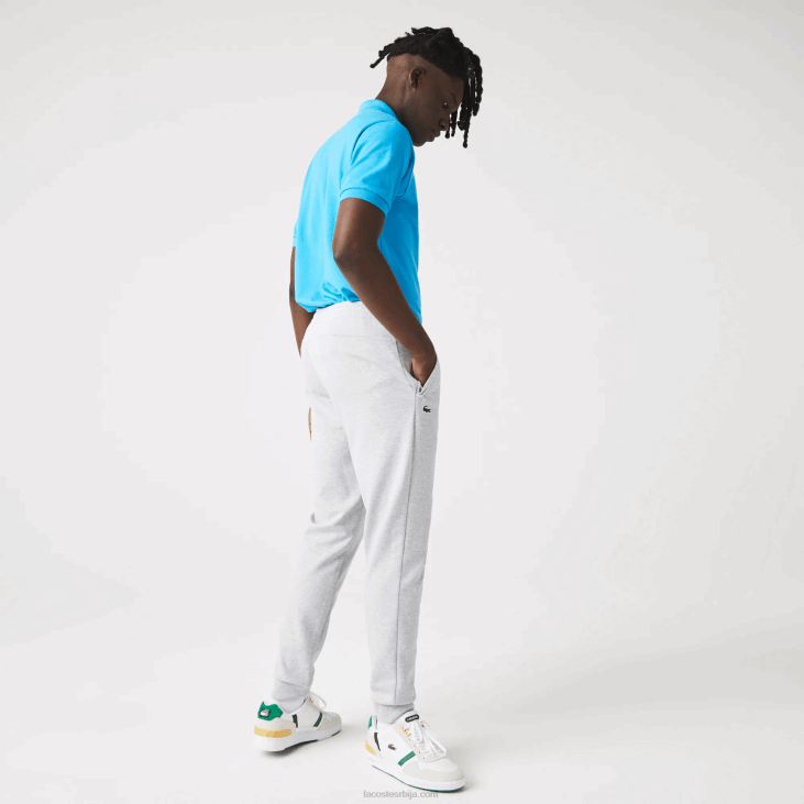 мушкарци панталоне са мрежастим панелима 86881020 кинеско светло сиво 9ја Lacoste