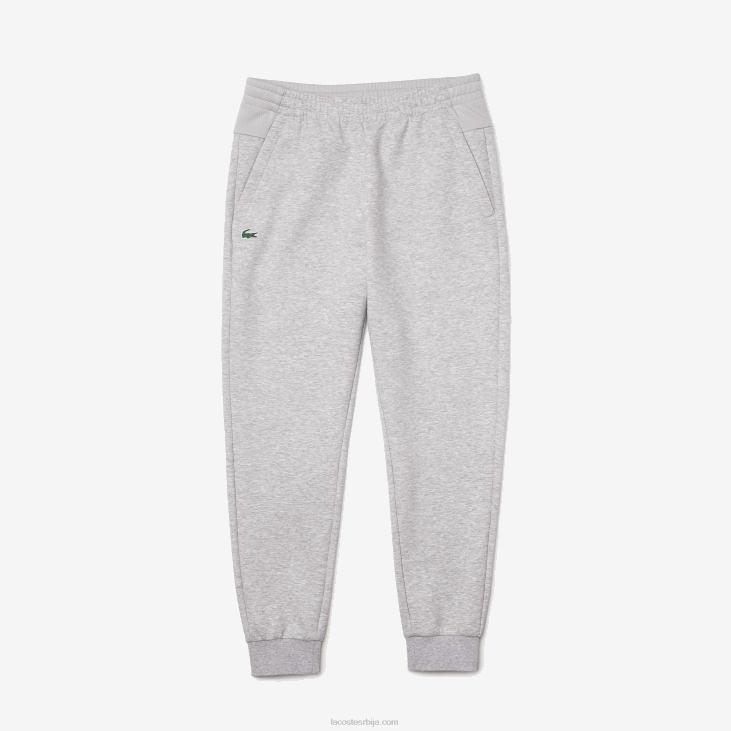 мушкарци панталоне са мрежастим панелима 86881020 кинеско светло сиво 9ја Lacoste