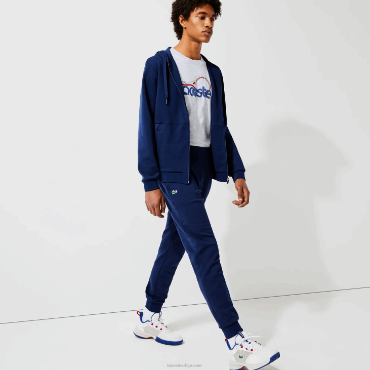 мушкарци панталоне са мрежастим панелима 86881021 тамноплава 423 Lacoste