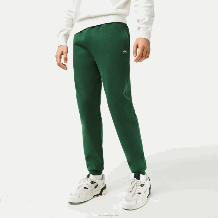 мушкарци панталоне од флиса суженог кроја 86881024 зелена 132 Lacoste