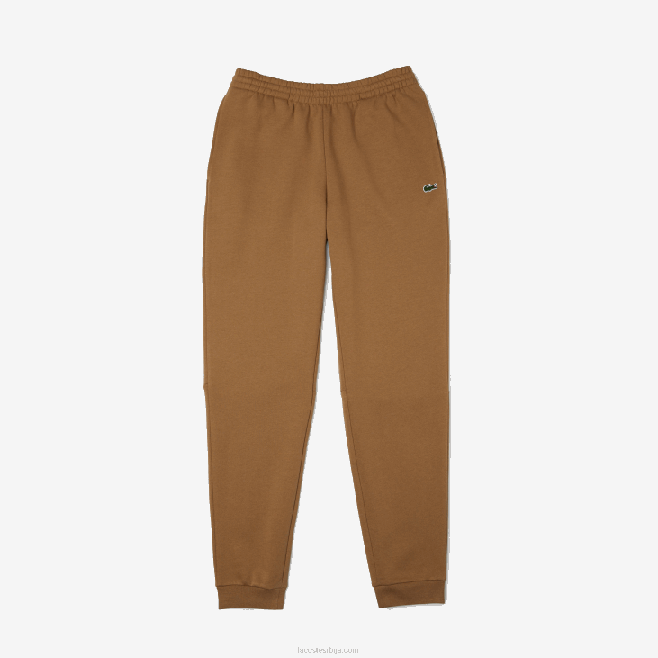 мушкарци панталоне од флиса суженог кроја 86881025 браон з0в Lacoste